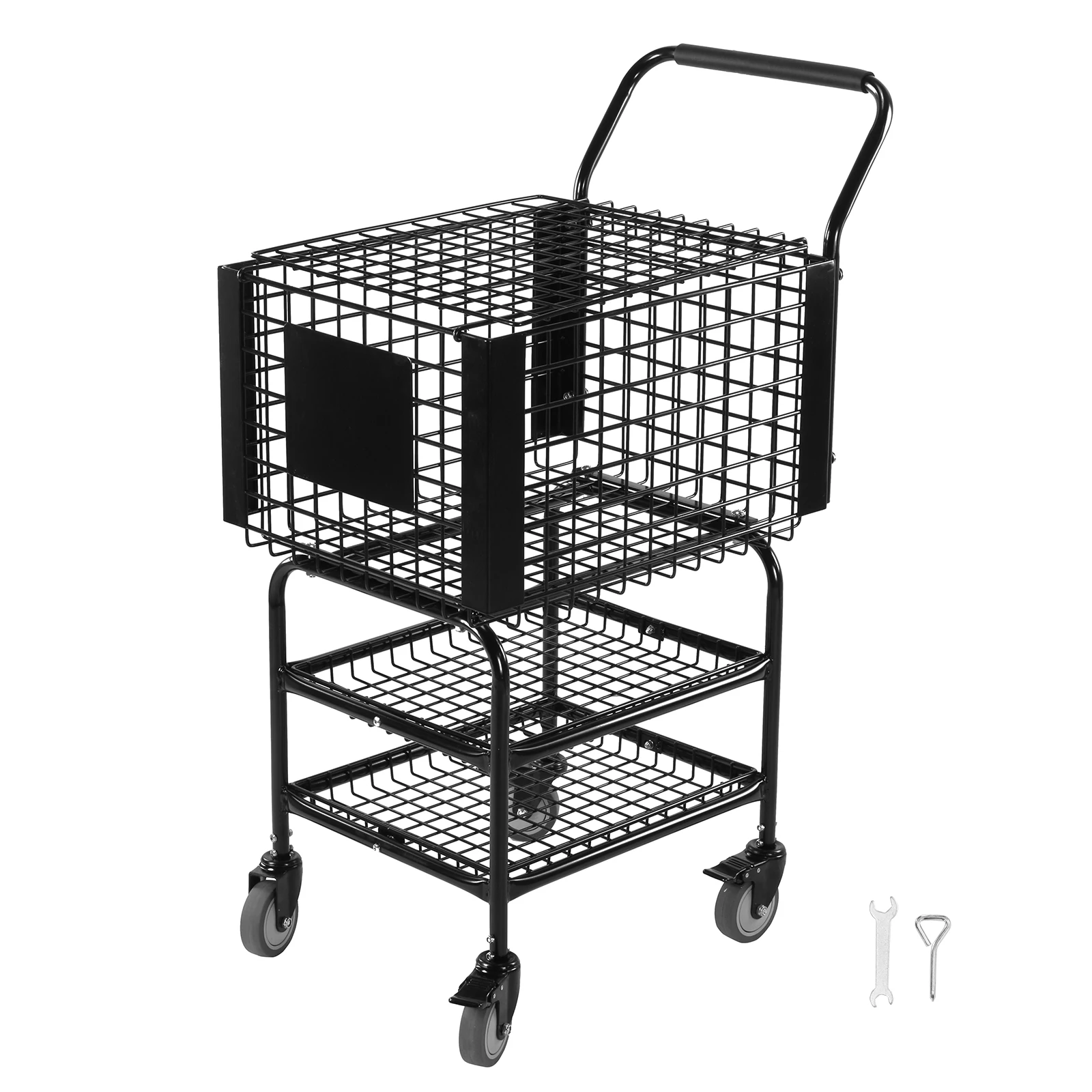 

Тележка для теннисных мячей большой вместимости, вмещает 350 мячей, для обучения и использования на корте