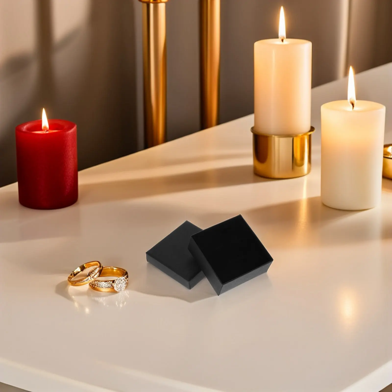 

Набор из 15 маленьких шкатулок для хранения украшений с мягким наполнителем, универсальный для путешествий, повседневного использования, подарков, демонстрации, упаковки, пустой