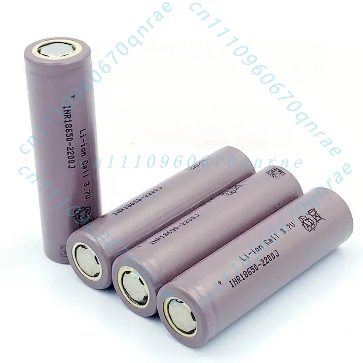 18650 3.7V 2200mAh rechargeable lithium battery for electric toy battery, floodlight battery