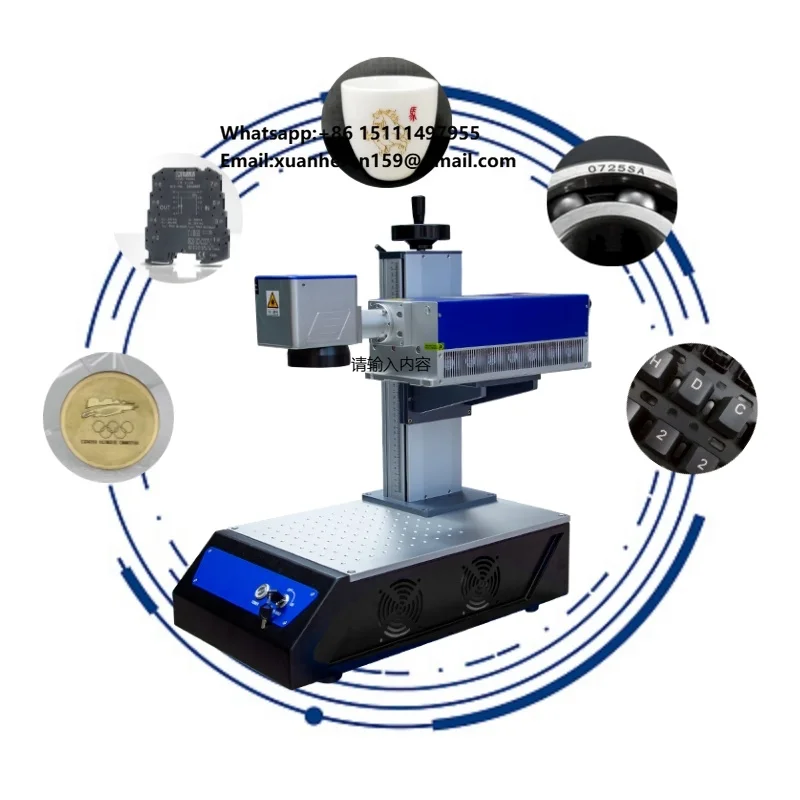 ARGUS  UV Marker Printer Portable Laser Marking  Machine for Sunglass Pen Ceramic Plastic 3D Laser 3w 5w Engraving Printing