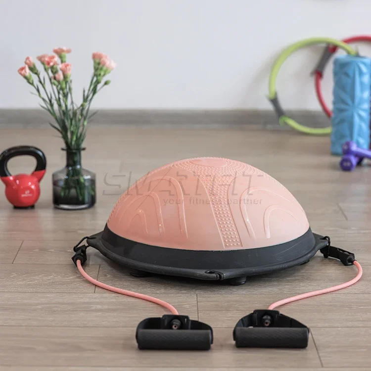 Hot sales Pilates Fitness Yoga Balance Half Ball Colorful Yoga ball image 2