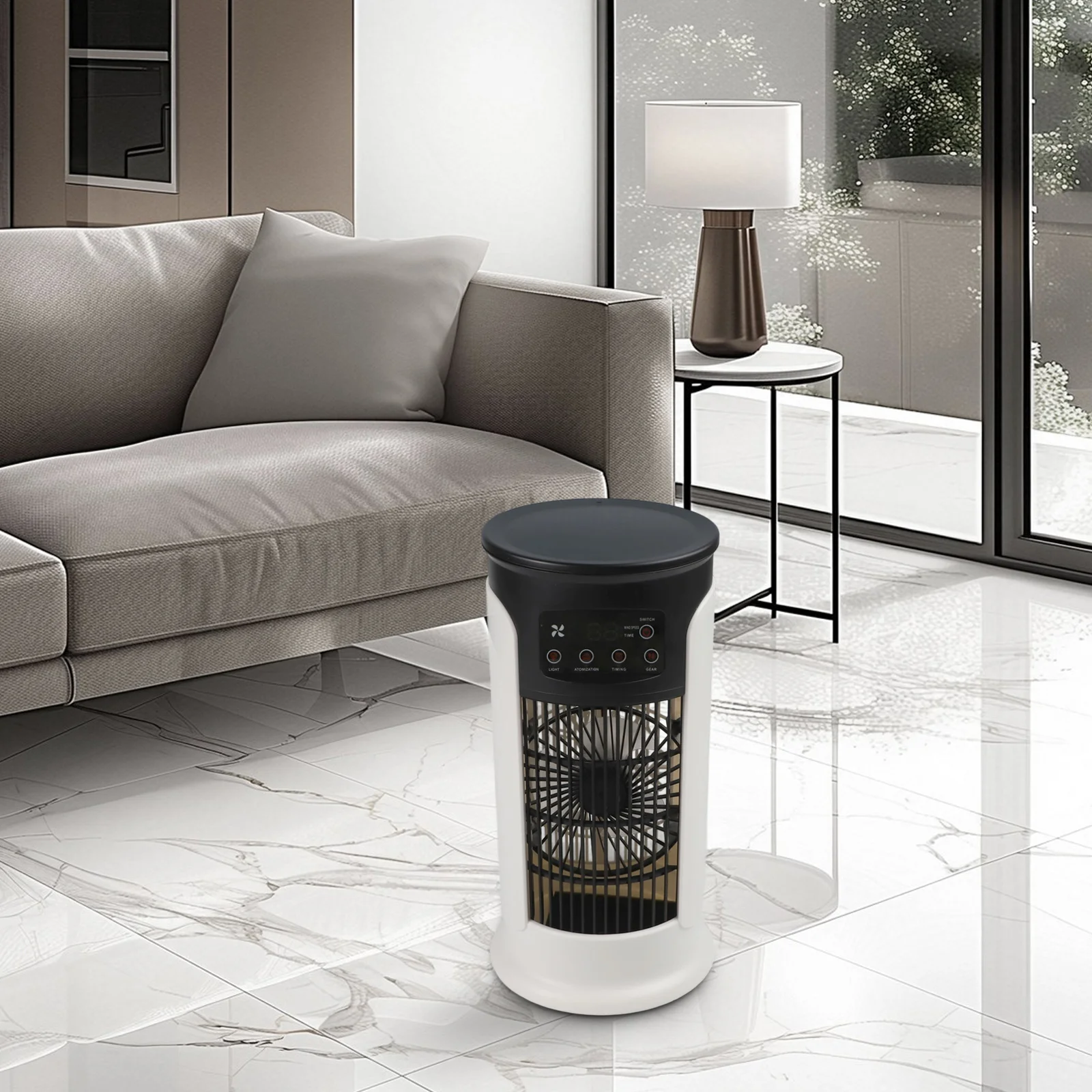 

Мобильный вентилятор 3 в 1, 6 регулируемых скоростей и 6-часовым таймером для индивидуального комфорта в любое время