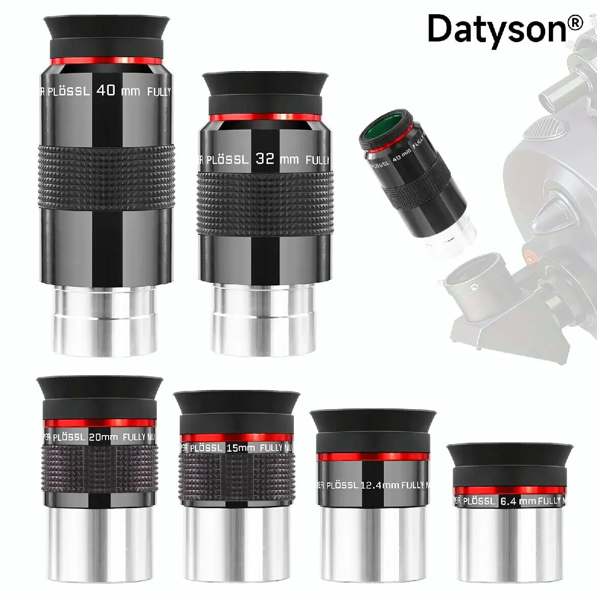 Datyson Fei Yao Series 52° PL Plossl Eyepiece 1.25