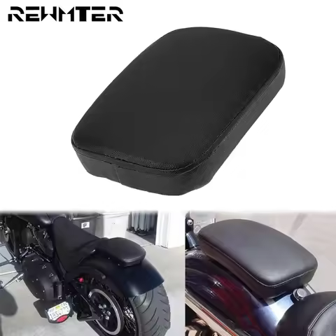 Motorcycle Suction Cup Rear Pillion Passenger Pad Seat For Harley Sportster XL 1200 883 48 72 Dyna Touring Softail Custom Fatboy