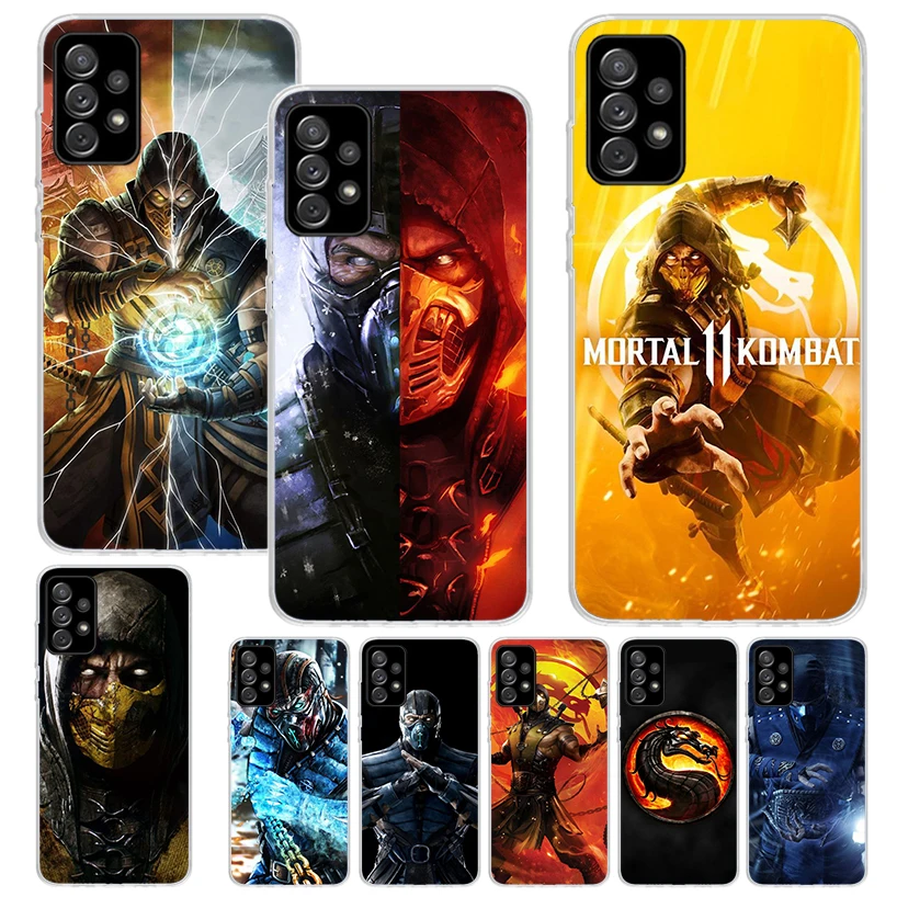 Mortal Kombat Phone Case for Samsung Galaxy A14 A54 A15 A55 A13 A53 A12 A52 A25 A35 A24 A34 A23 A33 A22 A32 A04S A03S A02S Cover