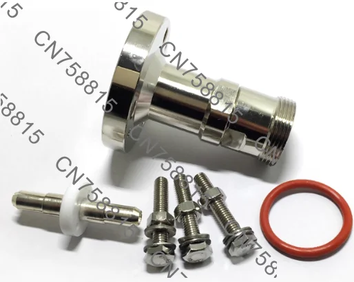 

L29 high power connector adapter，IF45/DIN-K adapter EIA7/8 flange to 7/16DIN female