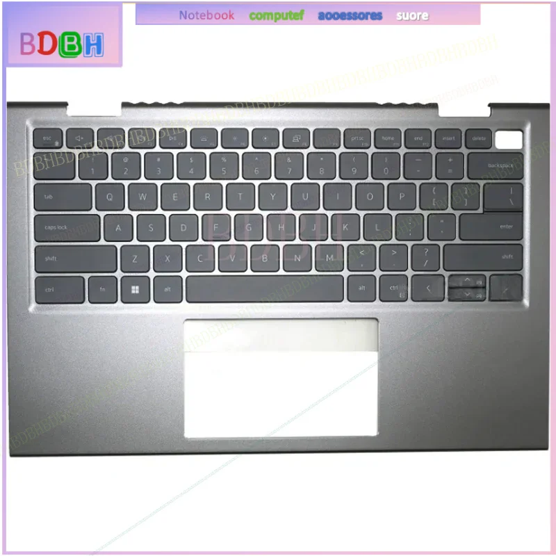 New Laptop Case For Inspiron 5410 5415 2-in-1 P147g Palmrest Upper Cover Shell with US Backlit Keyboard Original Replace Casing