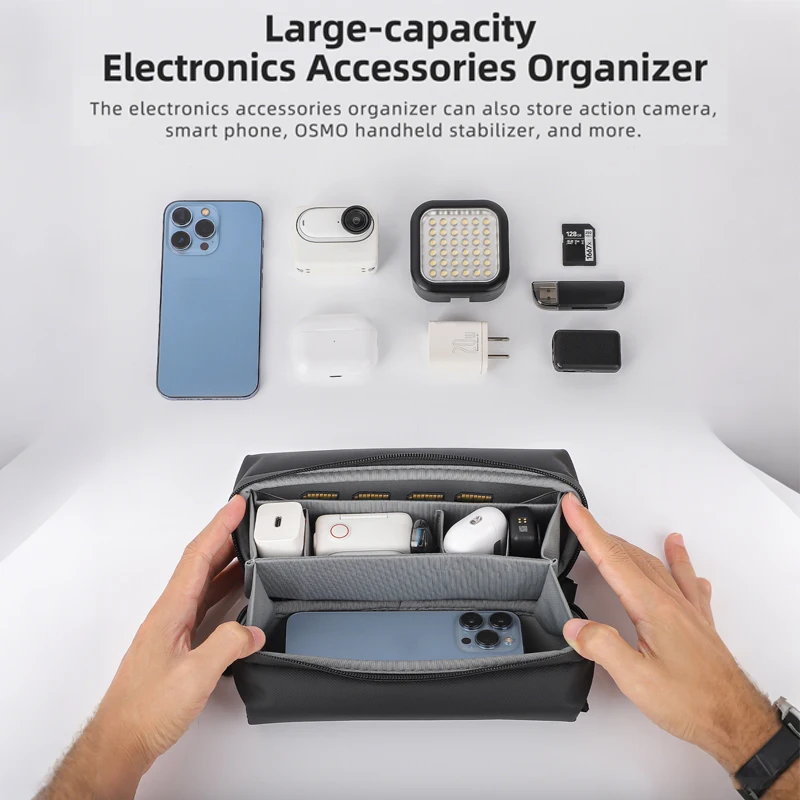 Waterproof Crossbody Camera Case for DJI Osmo Pocket 3 Portable Multilayer Protective Bag for DJI Osmo Pocket 3 Accessories