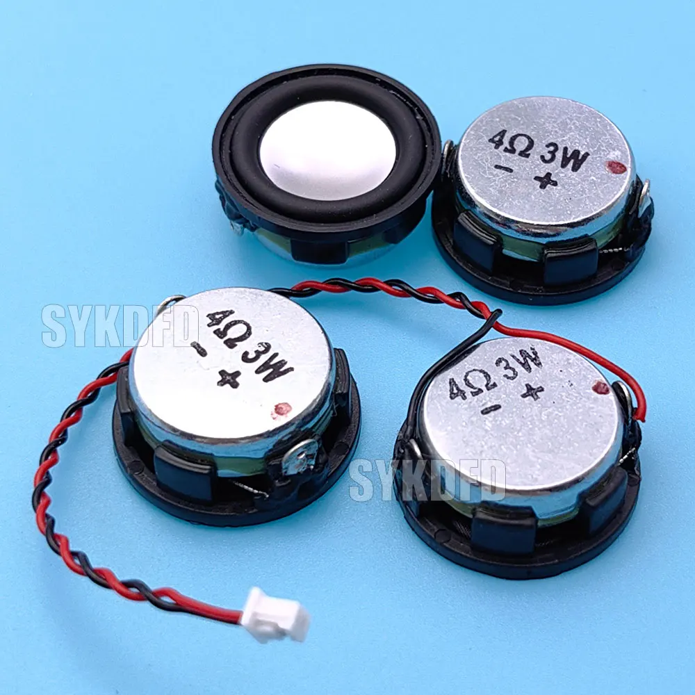 4 Ohm 3W 24mm Full Range Speaker Neodymium Mini Audio Mobile Device Bass Sound Loudspeaker Rubber Edge DIY Home Theater