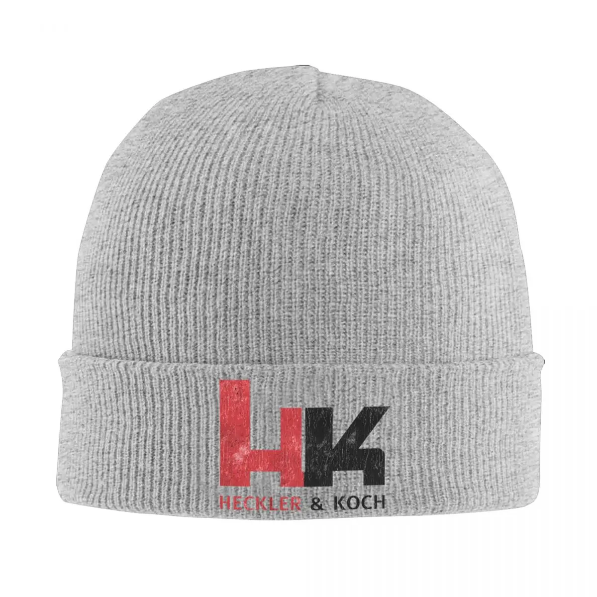 

HK Knitted Hat Women's Men's Skullies Beanies Winter Hat Acrylic Heckler Koch Firearms Hip Hop Caps