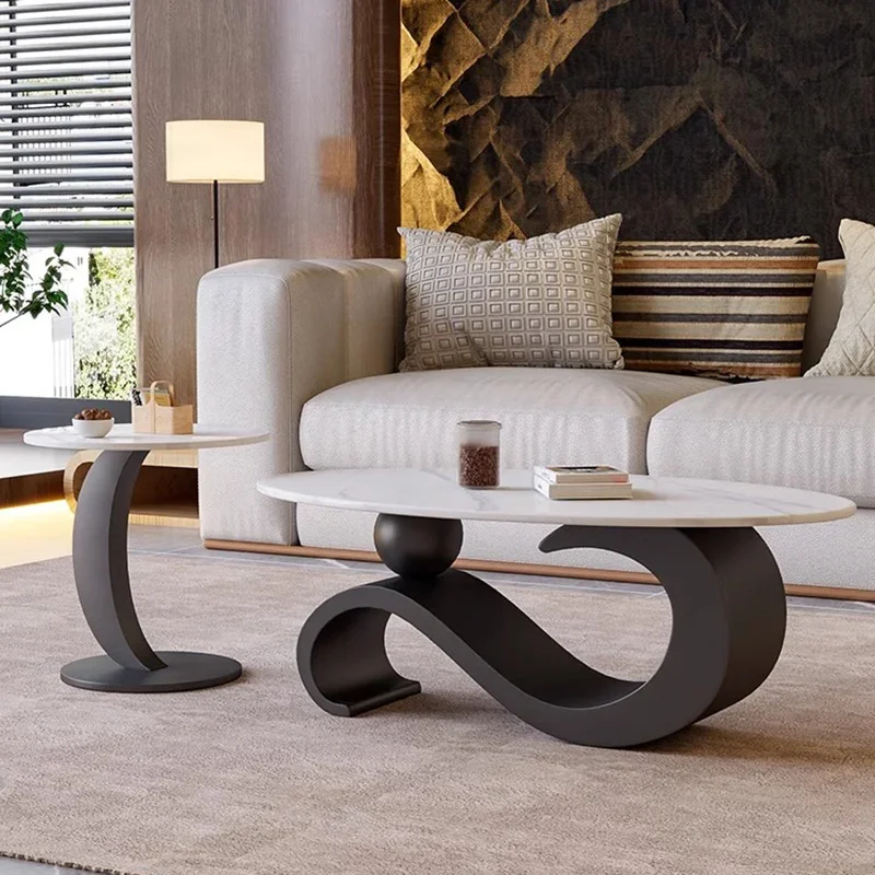 Unique Minimalist Coffee Table Nordic Luxury Living Room Books Center Side Table Dinner Writing Meubles Chinese Style Furniture