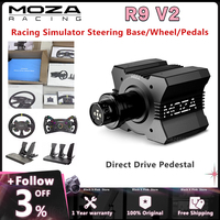 MOZA Racing R9 V2 Wheel Base Direct Drive Wheel Base 9 N·m of Torque With Aviation Grade Aluminum Alloy Housing