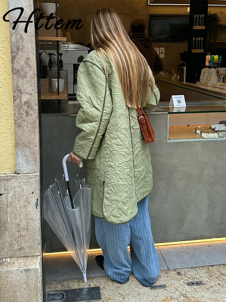 

Элегантная женская куртка на хлопковой подкладке на шнуровке, свободное длинное пальто с длинными рукавами и круглым вырезом, женское пальто 202, осенне-зимняя утепленная верхняя одежда, новая женская одежда