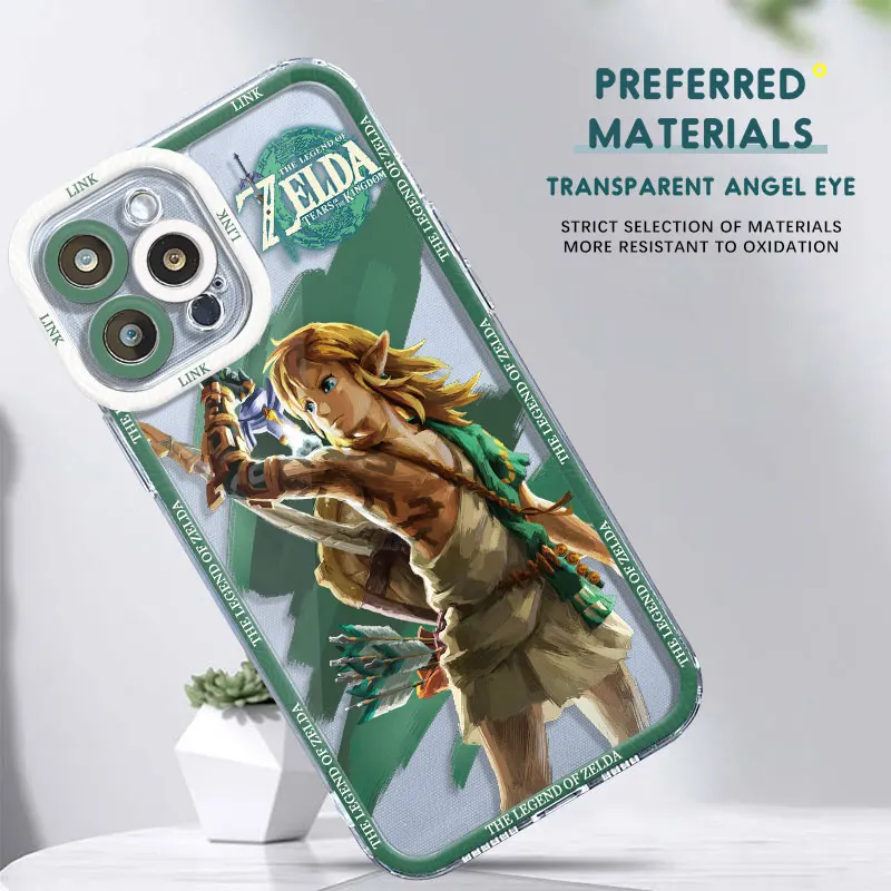 Game The L-Legend of Zeldas Phone Case for Apple iPhone 11 12 Pro 13 Mini SE 15 Plus 7 8 14 Pro Max XR XS Max Cover