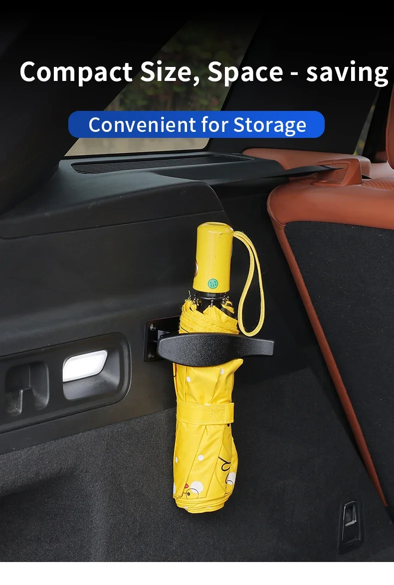 2 Stück Universeller Autohaken für die Rückenlehne, Multifunktionaler Kofferraum-Regenschirmhalter, Auto-Regenschirm-Aufbewahrung, Auto-Innenausstattung – Detail 9