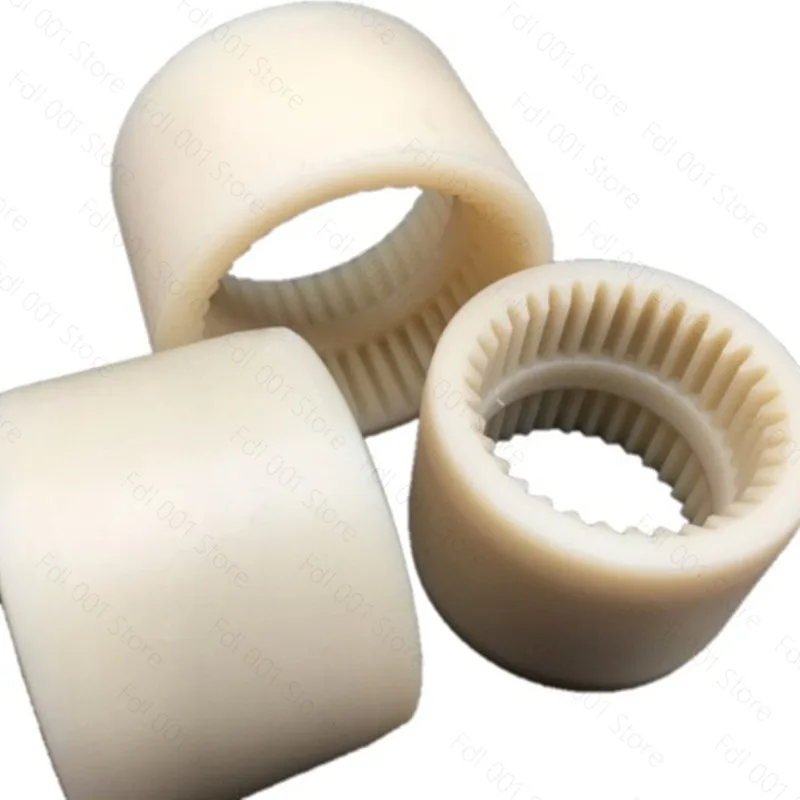 Vacuum Pump Coupling Sleeve 34/40/44/50mm, Plastic Internal Gear with Nylon Bush for Motor Connection