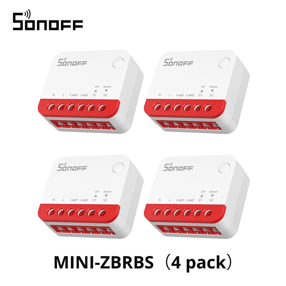 SONOFF MINI-ZBRBS Zigbee slimme rolluikschakelaar Zigbee lokale scène signaalversterker transformeer gordijnen eWeLink via ZigBee Hub