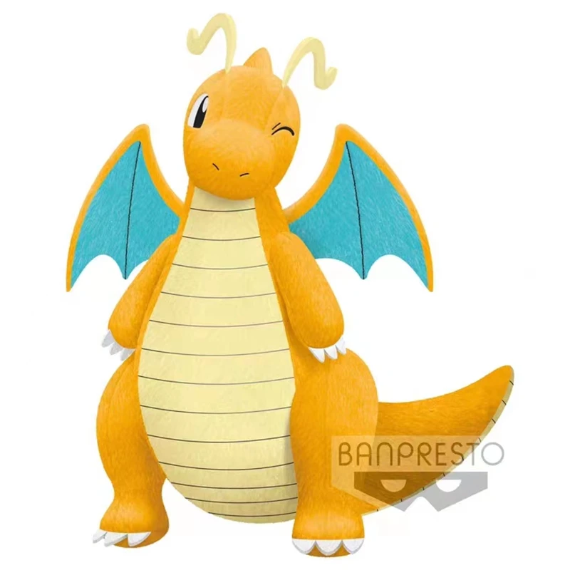 

New Pokemon Dragonite Banpresto Plush Toy Stuffed Dolls Christmas Gifts For Children