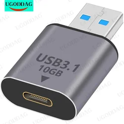 USB 3.1 Type C Female to USB 3.0 Type A Male 10Gbps Charger Converter OTG Fast Charging Adapter