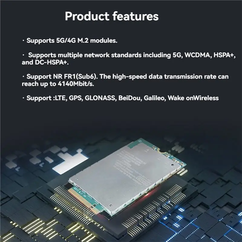 A97I-T99W640 Dw5934e 4G 5G LTE Module 5G Wireless Network Card LTE FDD/TDD 4140Mbps 5G Module