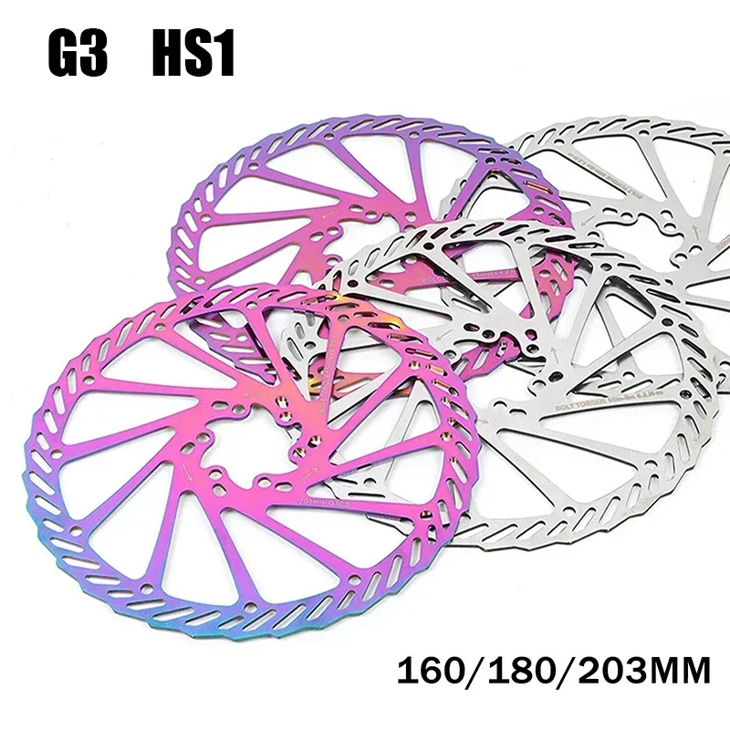 

For AVID G3 HS1 Rotor Bicycle Disc Brake Rotor 160mm 180mm 203mm Stainless Steel Road MTB Rotors for Shimano