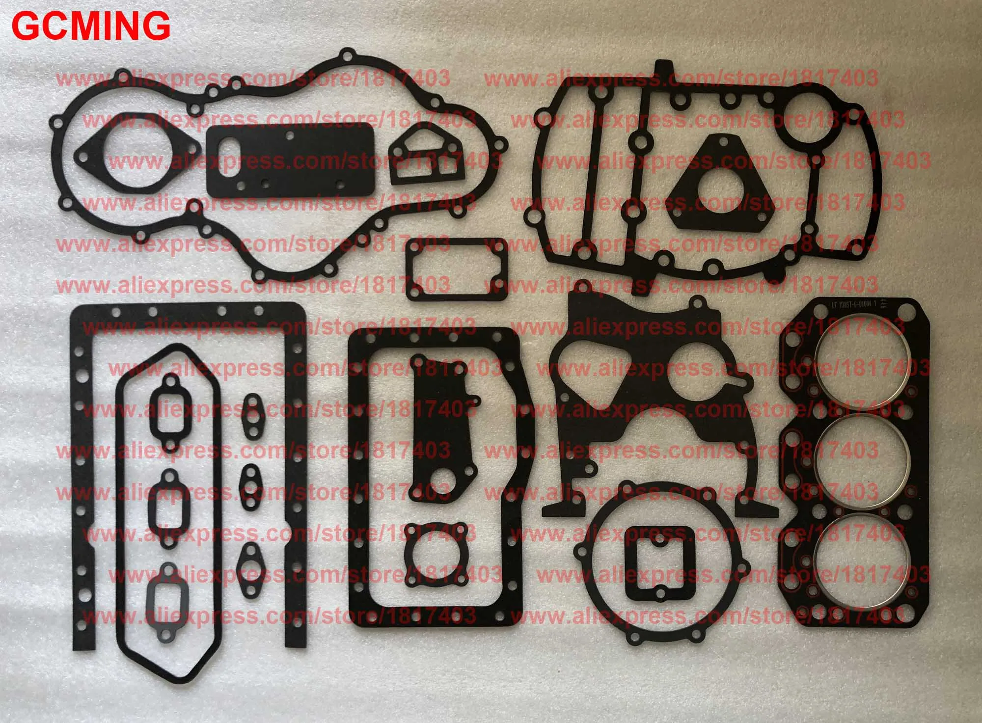 

Yangdong Y385T Engine gasket kit & Y385T(1)-01004 Cylinder head gasket Y385-01002 / Y385T-6-01004 , JINMA JM254 / JM284 Tractors