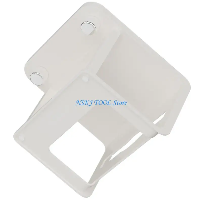 L8RC Plastic Large Opening Wall Mounted Tissue Holder Suction Cup Bathroom Organizers Storage Shelf Paper Towel Bracket