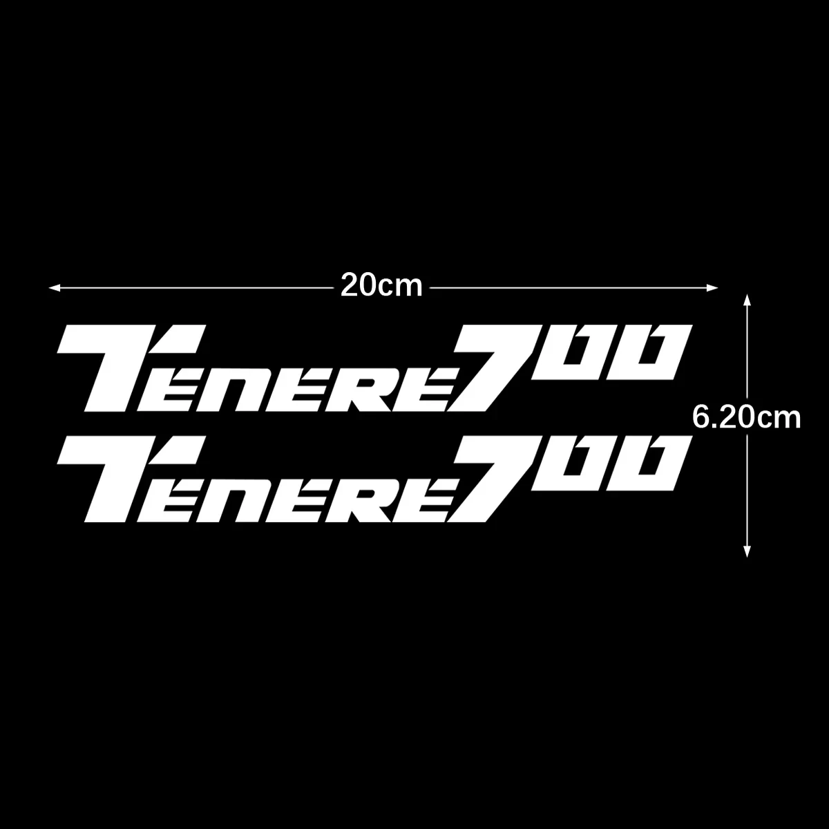 For TENERE 700 Tenere700 XTZ T7 T700 Reflective Adventure Motorcycle Stickers ADV Moto Body Waterproof Vinyl Accessories Decals