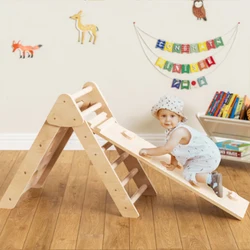 indoor playground wooden toys wooden balance board climbing dome playsets gymnastics piklers triangle