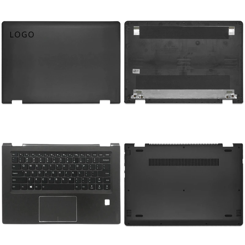 

New For Lenovo YOGA 510-14 ISK Flex 4-1470 Laptop LCD Back Cover Front Bezel Upper Palmrest Bottom Base Case Keyboard Hinges