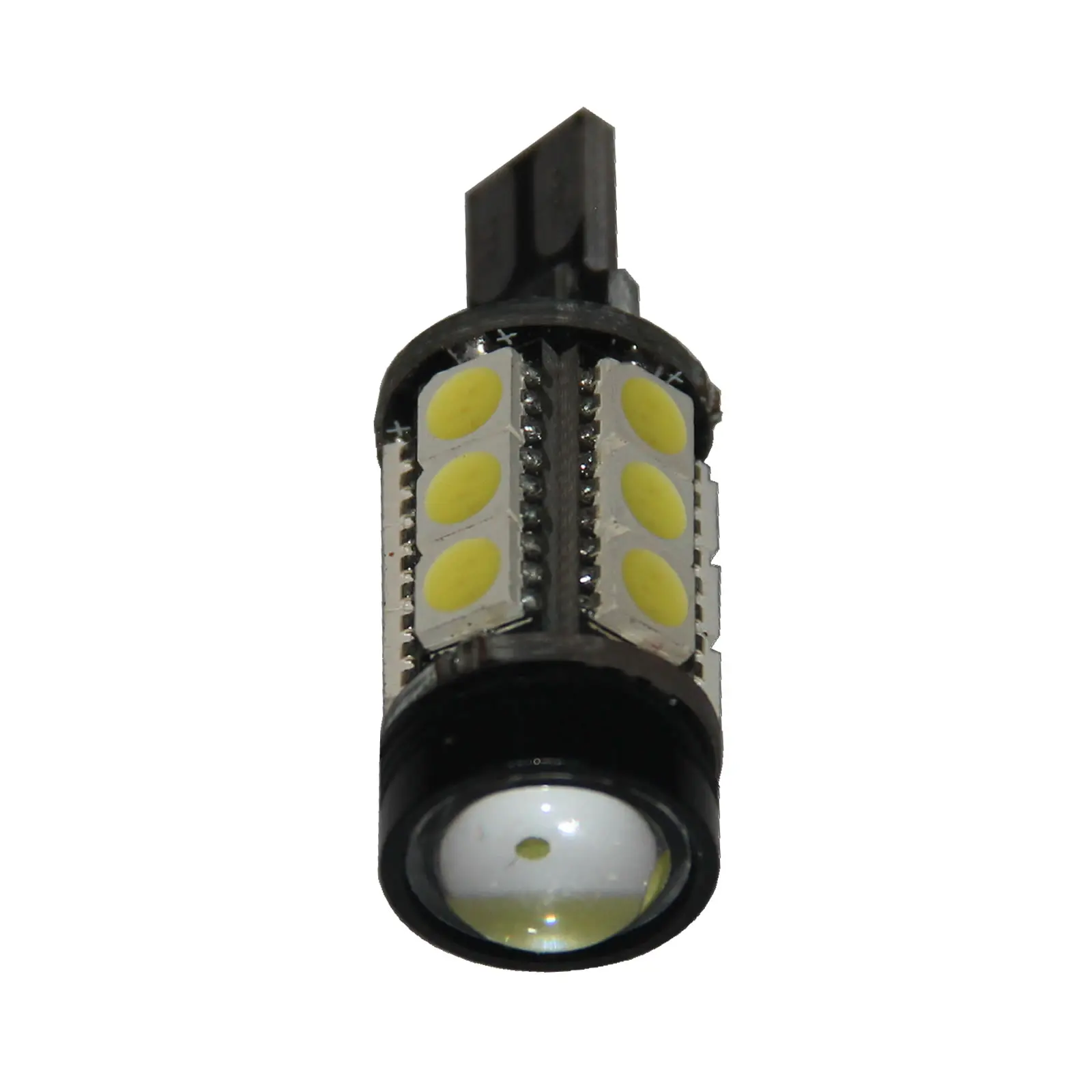 4x White Car T10 W5W Tail Bulb Clearance Lamp 16 Emitters 15 5050 SMD + 1 COB LED 464 555 558 A019-W