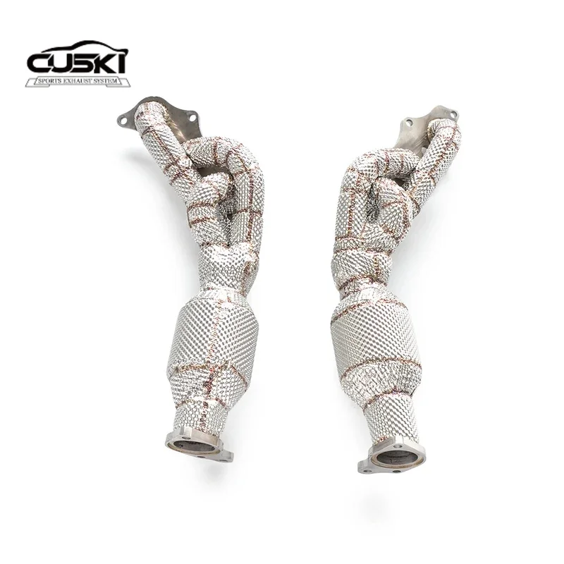 

Детали выхлопной системы из нержавеющей стали, подходящие для Toyota LAND CRUISER FJ 4,0 2007-2017 1GR, модификация выхлопного коллектора автомобиля ﻿