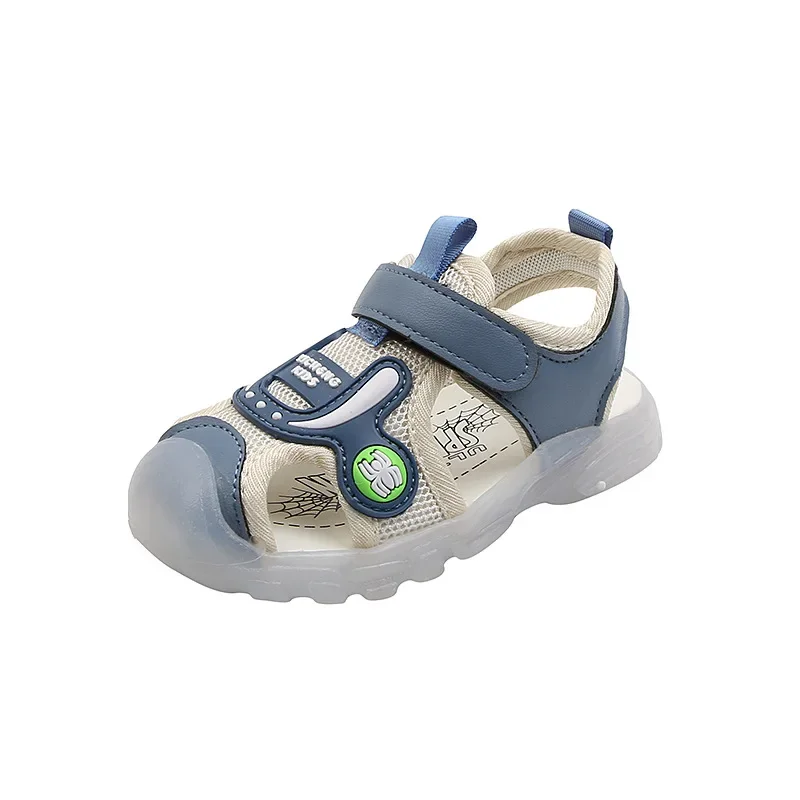 

2‌025 LED Light Up Toddler Shoes | Cartoon Cowboy Sandals & Slippers with Soft Sole, Unisex Kids Summer Footwear