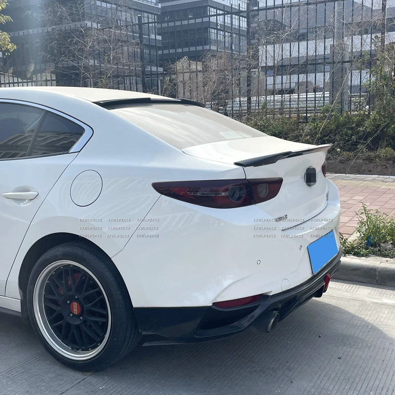 

For New Mazda 3 Axela 2019 2020 2021 2022 2023 High Quality ABS Unpainted Color Rear Window Roof Spoiler Modified Accessories