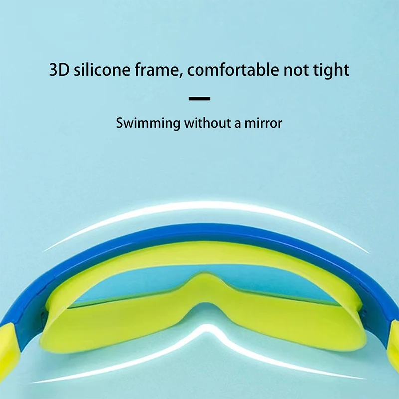 Occhialini da nuoto impermeabili antiappannamento UV bambini lenti colorate professionali occhiali da vista per bambini occhiali da nuoto occhiali Gafas Nata