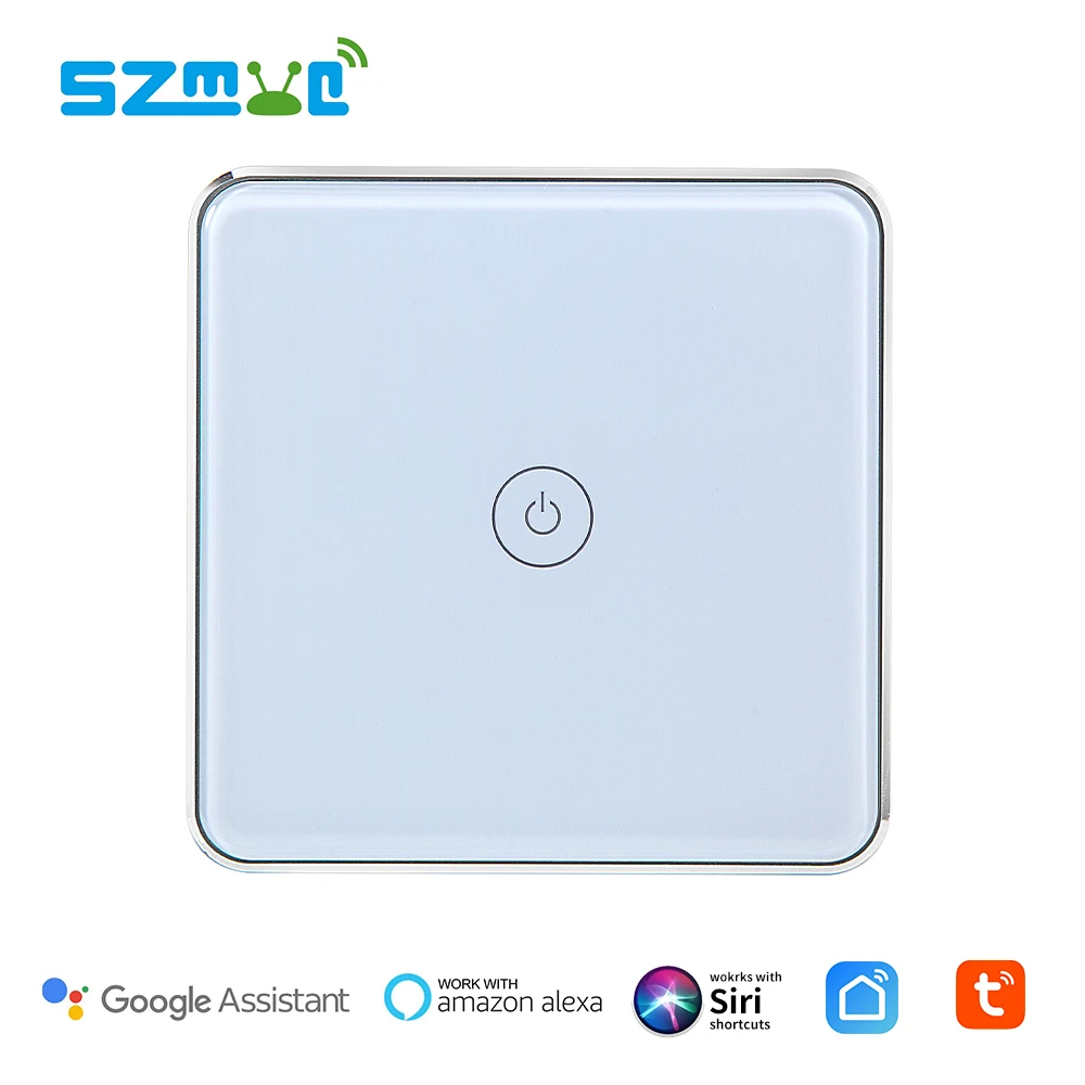 Tuya Zigbee Smart Light Switch  Without Neutral Smart Life App Wireless Voice Control Switch 1 2 3 Way Alexa Google Home