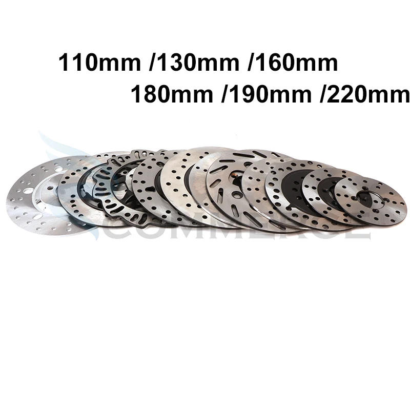 ATV Front/Rear 108mm 130mm 158mm 180mm 190mm 220MM Brake Disc Rotor For 50cc- 250cc ATV go kart UTV Buggy Quad Bike Accessories