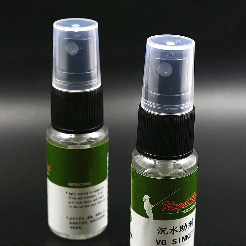jujufly 20ml bottle fly fishing VG sinket liquid water hydrolyzable wet fly&streamer fly fishing aid-sinking chemical additives
