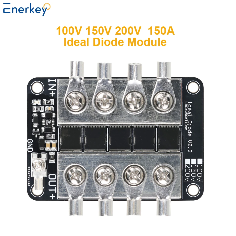 

Enerkey Ideal Diode 100V 150V 200V 150A High Current Photovoltaic Solar Base Station Industrial Control Redundancy Switching