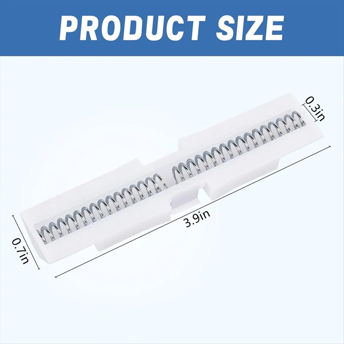 DT57 LATEST MODEL 6 Pcs Bi-Fold Door Slide Guide,Bifold Door Spring Slide Rail,Bifold Closet Door Slide Guide for Top Mount Prot