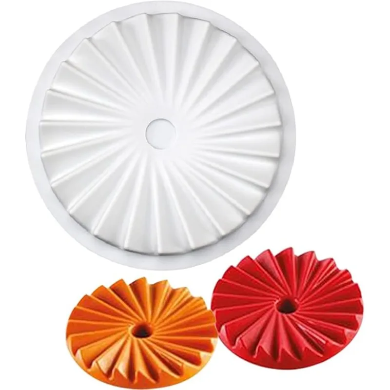 

Ring-Shaped Pastry Silicone Baking Molds DIY Round Cake Mousse Dessert Chocolate Soft Candy Jelly Kitchen Baking Tray Supplies