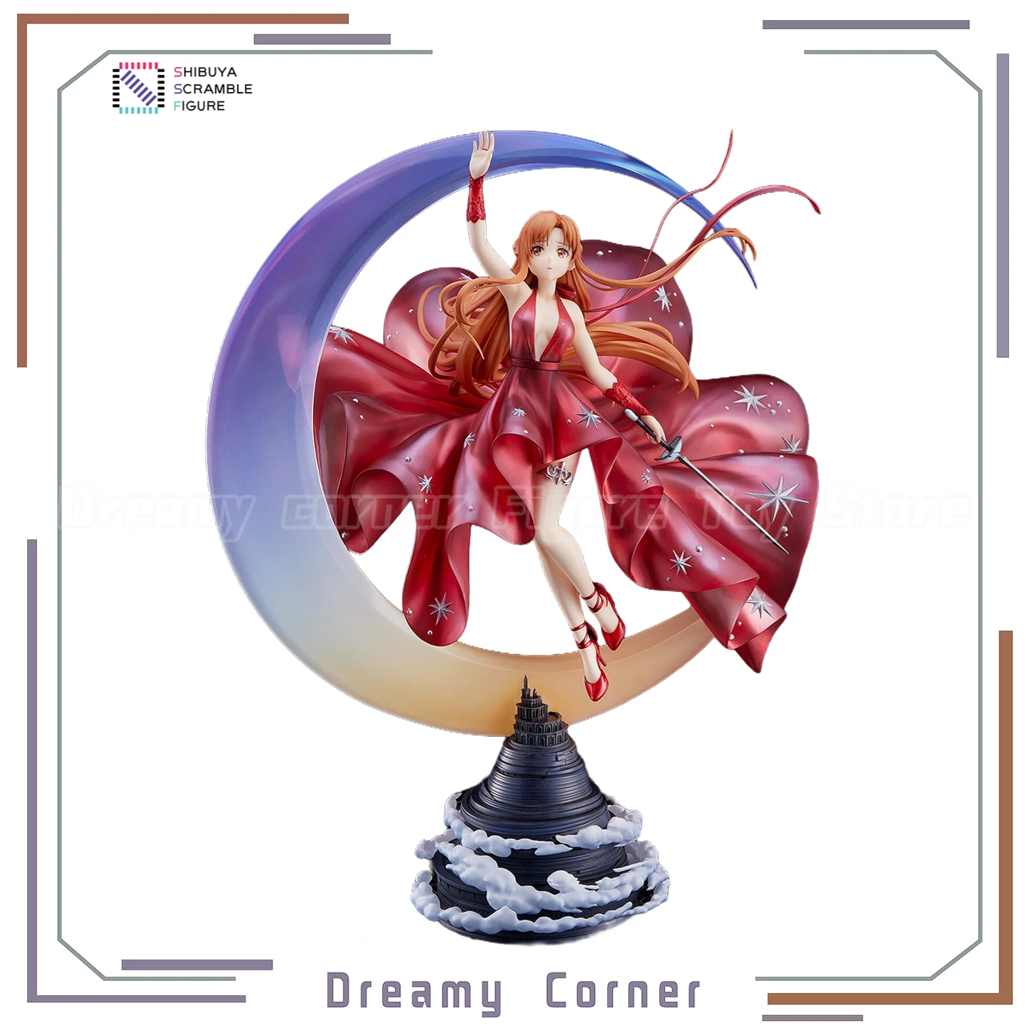 

【In Stock】Original SSF EStream Sword Art Online Asuna Crystal Dress 1/7 Scale Figure Model Collection Toy