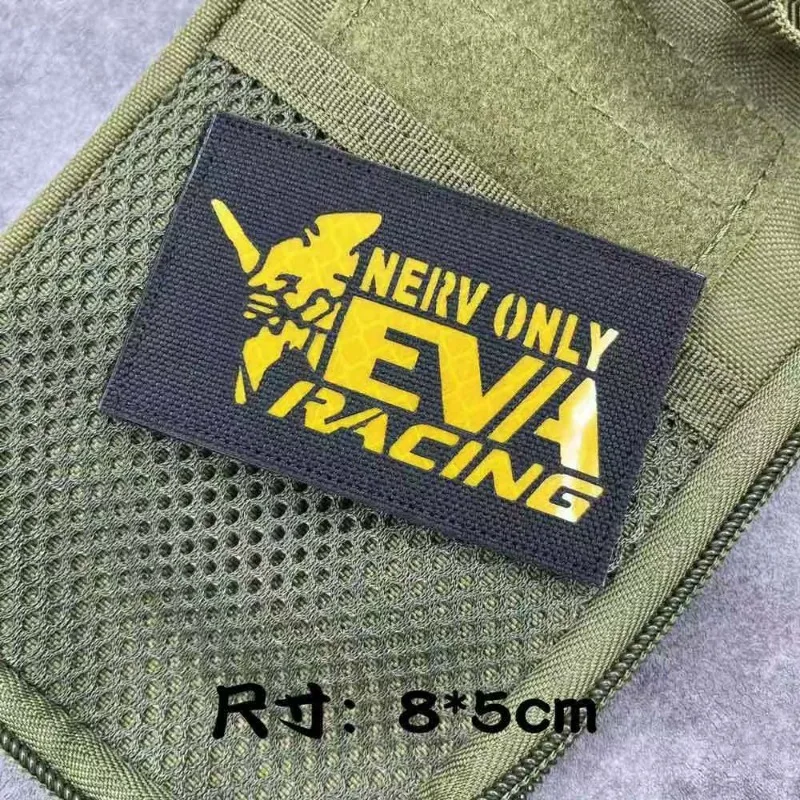 Neon Genesis Evangelion Velcro Patch Cute Fashion Cartoon Personality Tactical Badge Arm Patch Backpack Sticker Gift for Friends - view 3