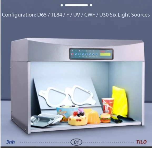 Light box D65 international standard light source hardware paint textile fabric printing colorimetric box