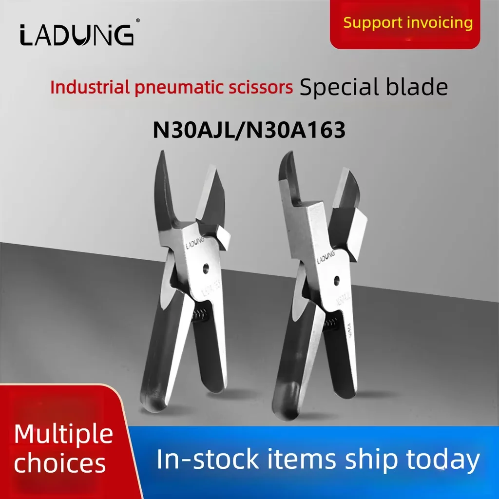 LADUNG Pneumatic Air Nipper Blade Shear Head Industrial N30AJ163/N30AJL Plastic Sprue Cutter for NS/NR-30 Cylinder Accessories