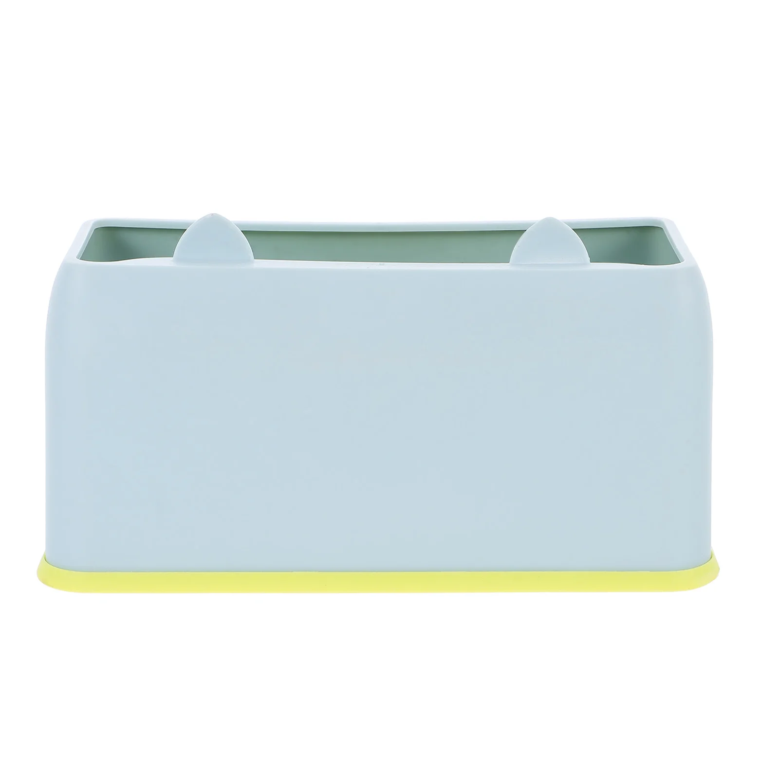 

1pcs Cat Scoop Holder Blue Cat-Themed Litter Box Accessory Scoop Storage Pet Litter Shovel Stand Woven Trash Can Small Waste