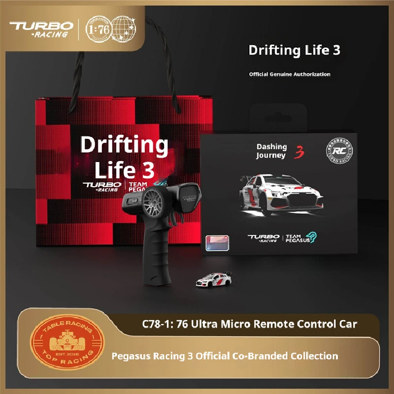 

Радиоуправляемая мини-машинка TURBO RACING 1/76, модель 3C78, имитация гоночного автомобиля, электрическая, с дистанционным управлением, карманная гоночная модель, игрушка, подарок