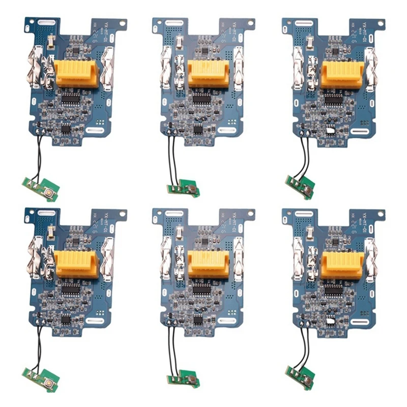 aaael-6-個-bl1830-リチウムイオンバッテリー保護ボード-18v-ツール-bl1815-bl1860-lxt400-bl1850-用、pcb-bms-充電モジュール