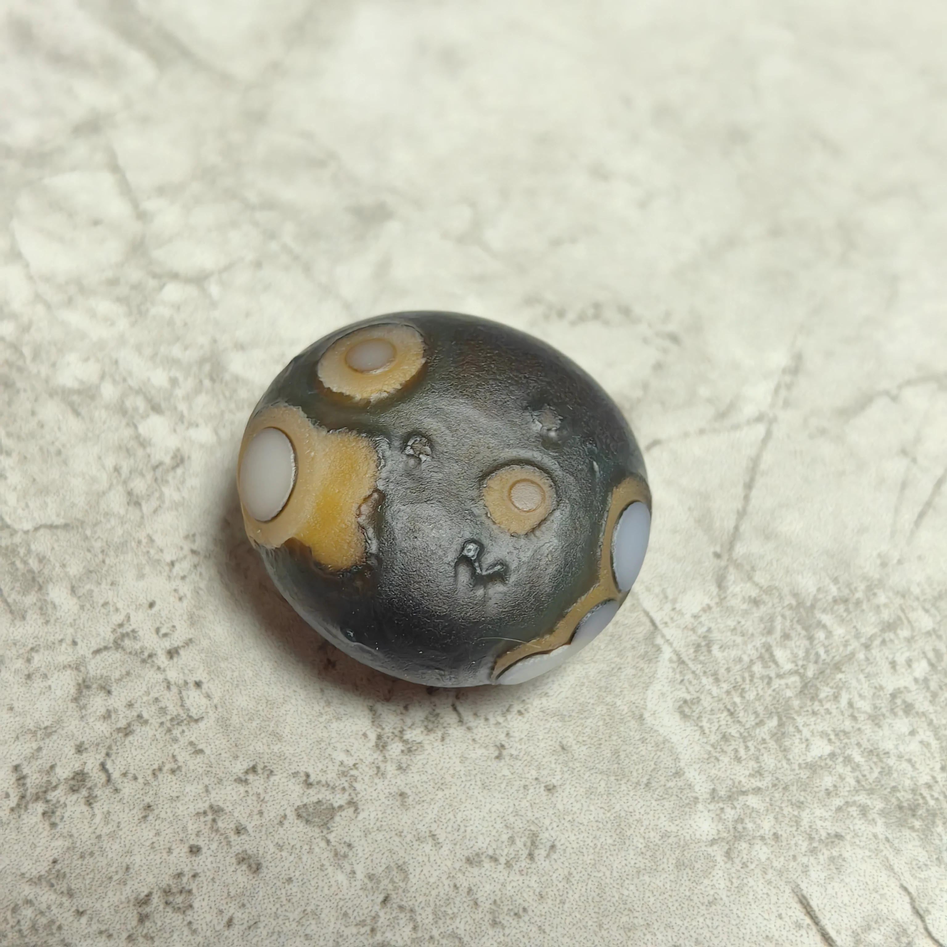 Pure Natural Rough Stone, Gobi Divine Eyes Agate Good Luck,Attract Wealth Reiki Spiritual MeditationJewelry DIY Decoration - view 4