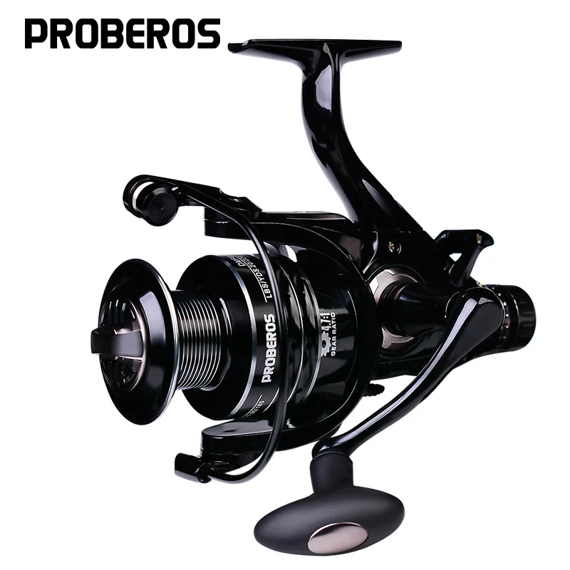 

PROBEROS Spinning Reel 13-19KG Max Drag Fishing Reel 3000-6000 Series Metal Spool Fishing Wheel 4+1BB CNC Machine Saltwater Reel